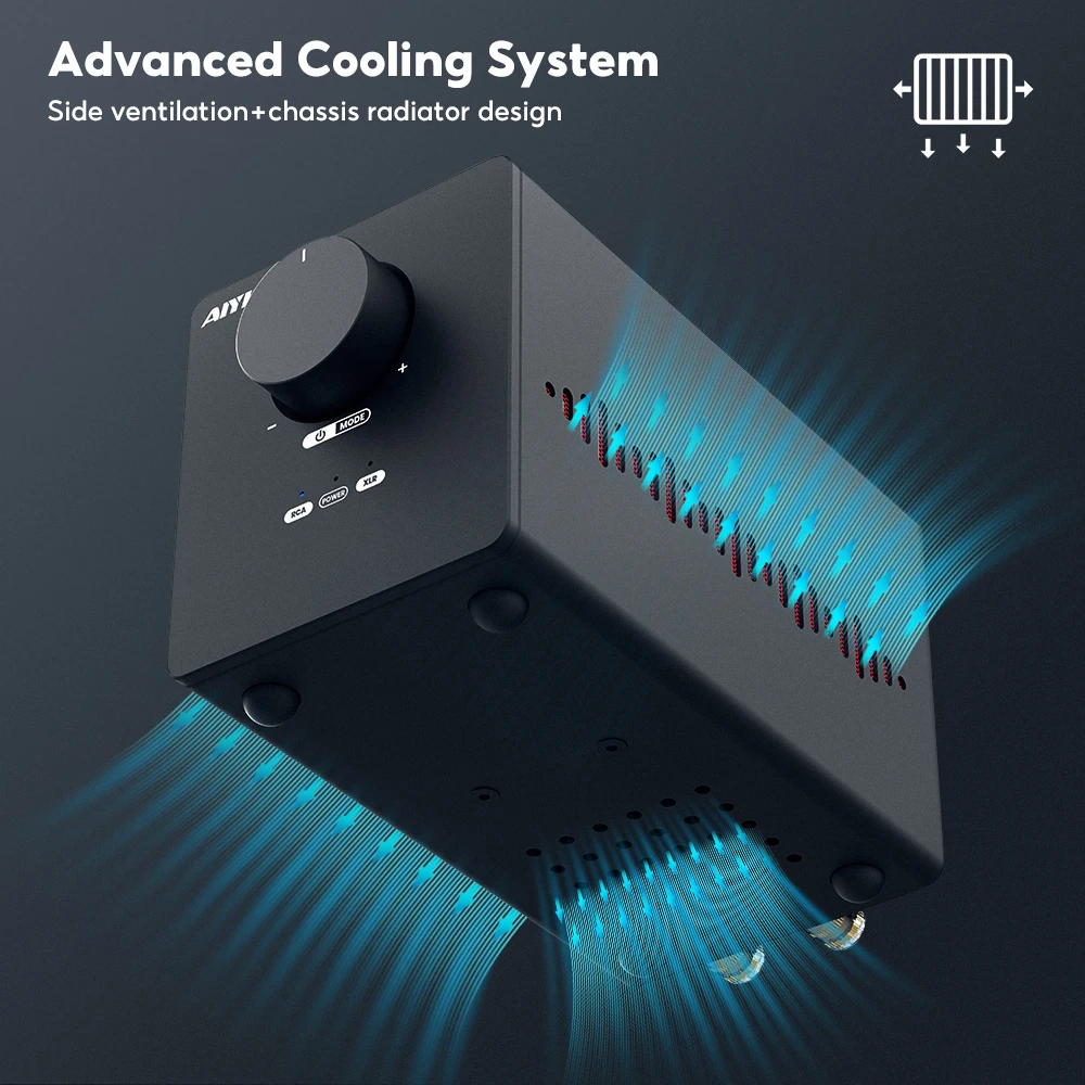 AIYIMA A70 TPA3255 PFFB Stereo Power Amplifier 300Wx2 Class D Stereo 2.0 Digital Audio Amp with XLR RCA Trigger Input - Image 3