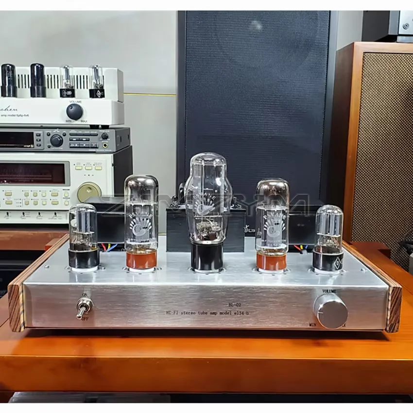 EL34 High End Home Tube Amplifier Pure Class A Handmade Home Theatre Vacuum Tube Amplifier 10w with Bluetooth 5.0 - Image 2